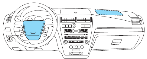 The passenger airbag cover is a seamless design so that you cannot see