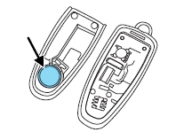 Note: Replacement of the battery will not cause the IKT or IA key to