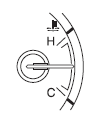 Indicates engine coolant