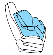 2. Pull down on the shoulder belt
