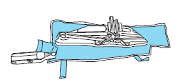 2. Securely close the wrench compartment and the jack bag using the