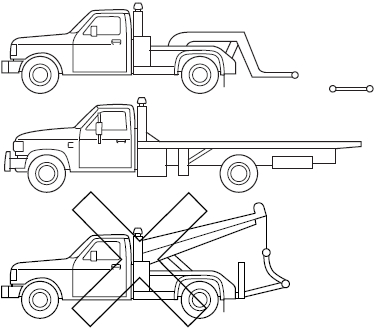 If you need to have your vehicle towed, contact a professional towing