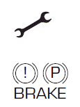 WARNING: Driving a vehicle with the brake system warning
