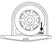 2. Slowly insert the funnel into the