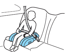 • High back booster seats